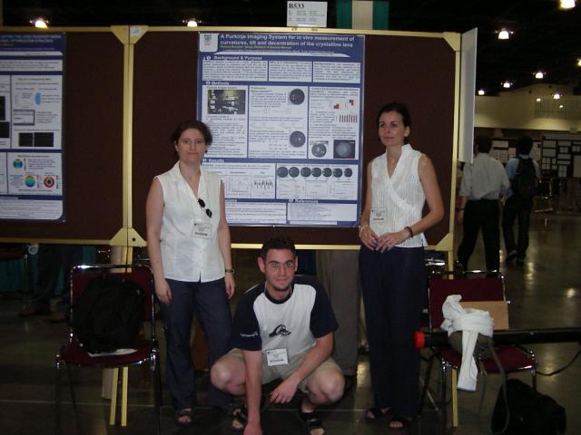 Susana, Sergio Ortiz & Patricia at ARVO, Fort Lauderdale, Fl, 2004