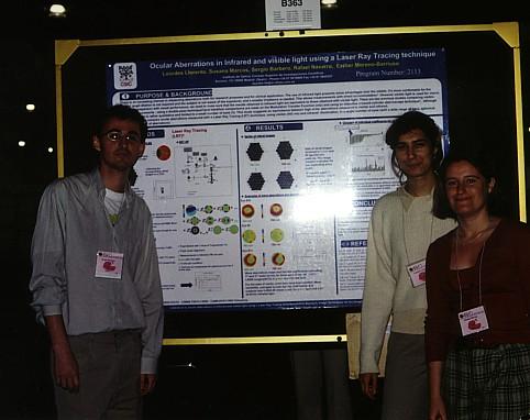 Sergio, Lourdes and Susana at ARVO. Fort Lauderdale, Fl, May 2001