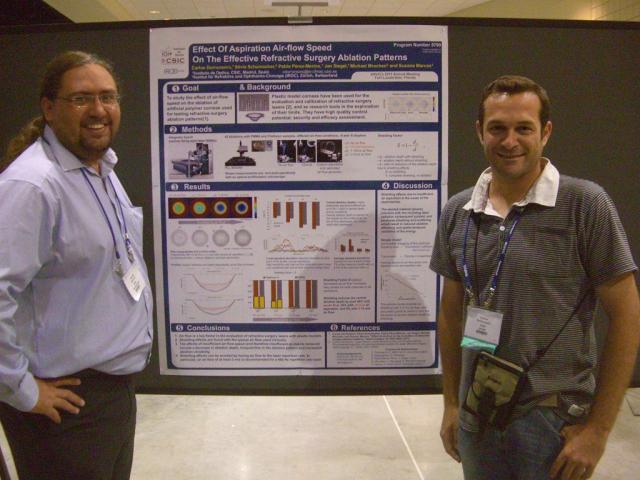 Michael Mrochen (IROC) and Carlos Dorronsoro (VioBio) at ARVO2011