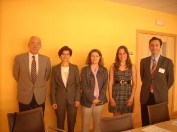 Sabine Kling's Master Thesis, Defense with committee members Prof. Santiago Mar, Dr. Carmen Perez, Dr. Miguel Maldonado, and Survisor Susana Marcos