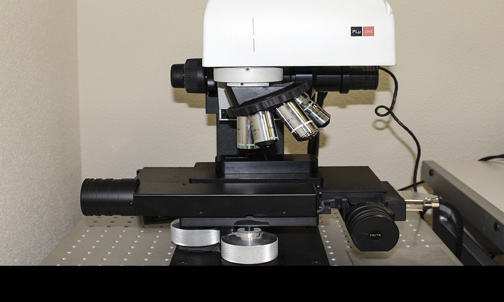 Lab 03.    Non-contact confocal microscope profilometer, PLm 2300 Optical imaging profiler (Sensofar)
